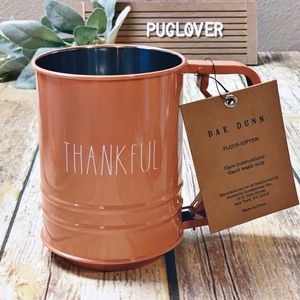 RAE DUNN flour sifter { THANKFUL. }
